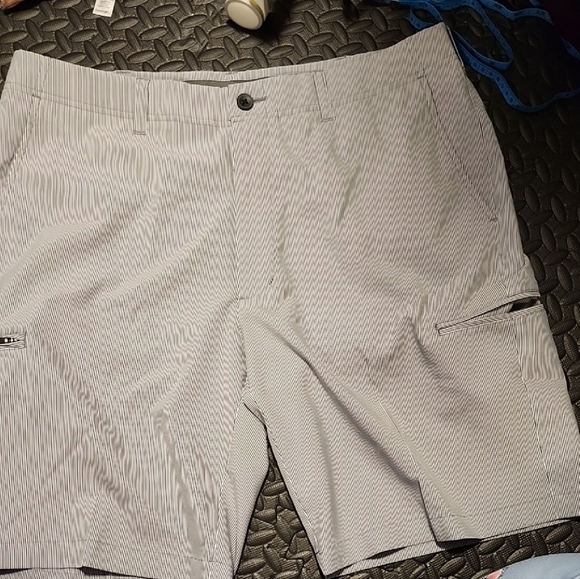 Cool Right Other - Men's Cool Right Striped Flat Front Shorts Size 38